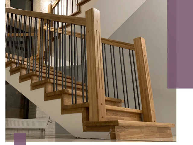 Реставрация деревянных и металлических лестниц в Минусинске