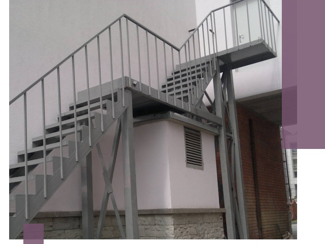 Монтаж пожарных лестниц под ключ в Минусинске с гарантией качества