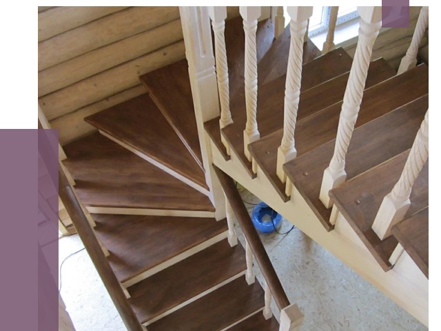 Реставрация деревянных лестниц в Минусинске от 4268 руб.