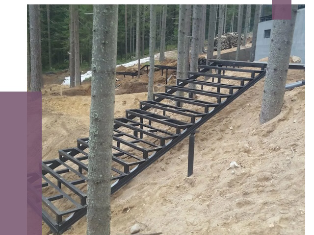 Монтаж металлических лестниц в Минусинске от 13463 руб. 