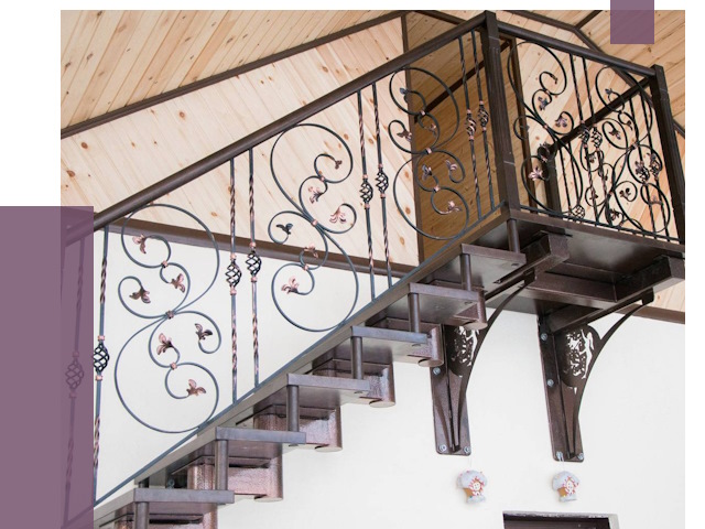 Кованые лестницы в Минусинске от 79256 руб. под ключ