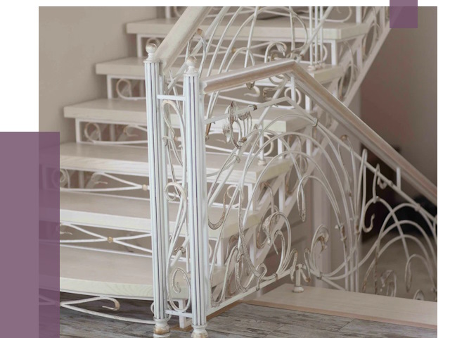 Изготовление кованых лестниц на заказ в Минусинске от 86369 руб. | ПРОЛЁТ-Мнс
