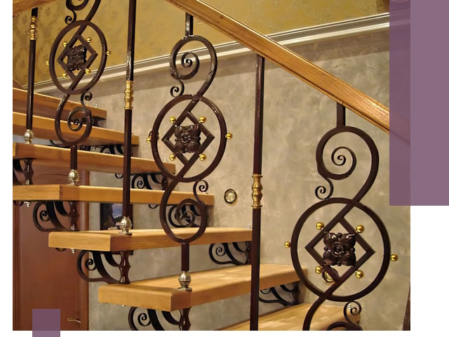 Изготовление кованых лестниц под ключ в Минусинске