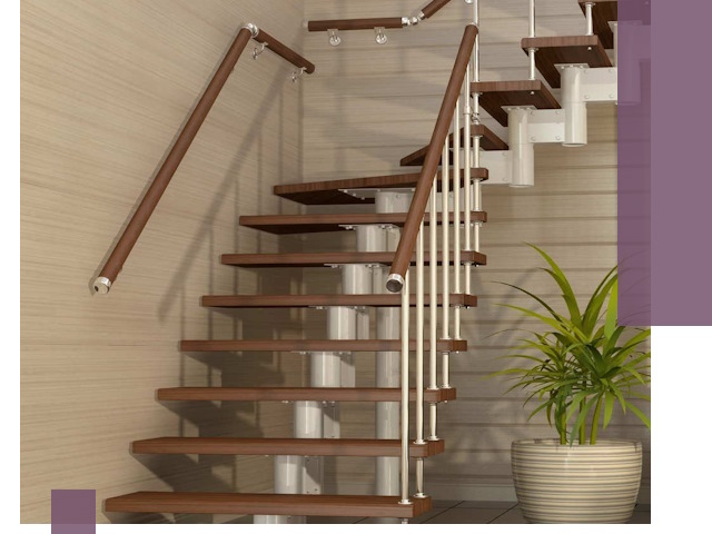 Изготовление модульных лестниц под ключ в Минусинске