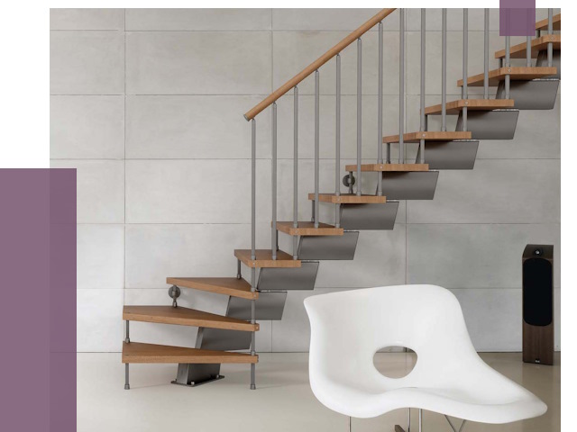 Монтаж модульных лестниц в Минусинске от 6300 руб. 