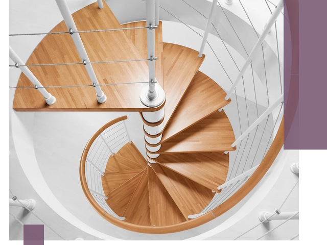 Изготовление винтовых лестниц под ключ в Минусинске