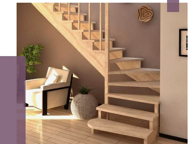 Изготовление Г-образных лестниц в Минусинске от 18798 руб. 