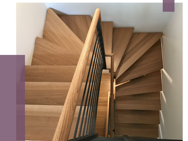 П-образные лестницы в Минусинске под ключ от 48265 руб. | ПРОЛЁТ-Мнс