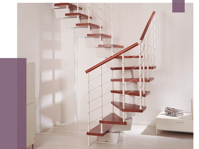 Изготовление лестниц на больцах в Минусинске от 9653 руб. | ПРОЛЁТ-Мнс