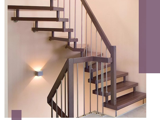 Изготовление лестниц на больцах в Минусинске под ключ