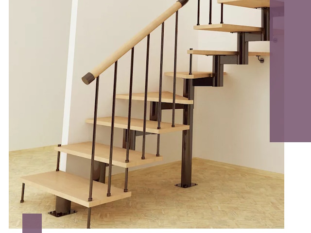 Монтаж лестниц на больцах в Минусинске — быстро и надежно