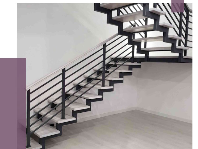 Лестницы на металлокаркасе под ключ в Минусинске от 12701 руб. | ПРОЛЁТ-Мнс