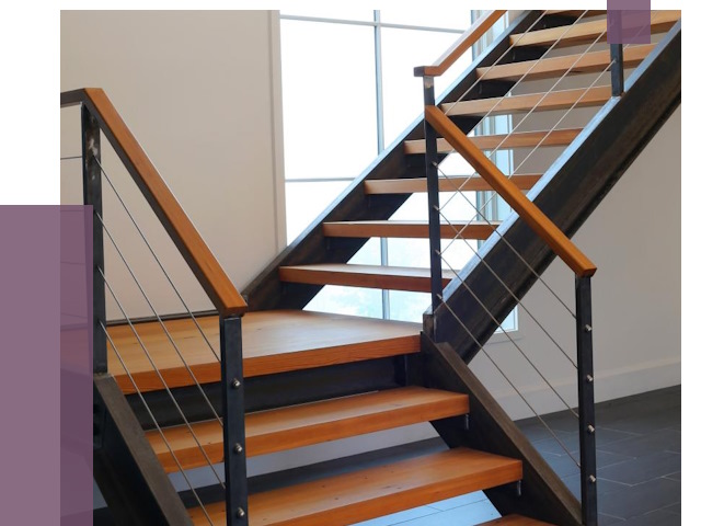 Изготовление лестниц на металлокаркасе в Минусинске от 18798 руб. | ПРОЛЁТ-Мнс