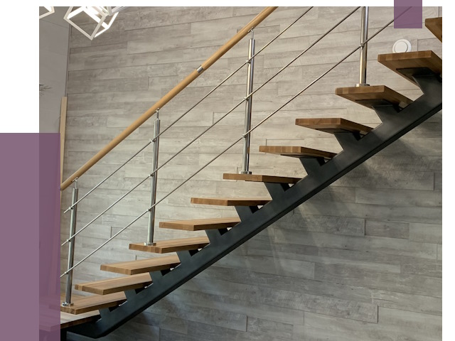 Изготовление лестниц на монокосоуре в Минусинске от 75699 руб. 