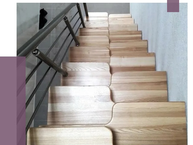 Лестницы гусиный шаг в Минусинске от 12955 руб. под ключ | ПРОЛЁТ-Мнс