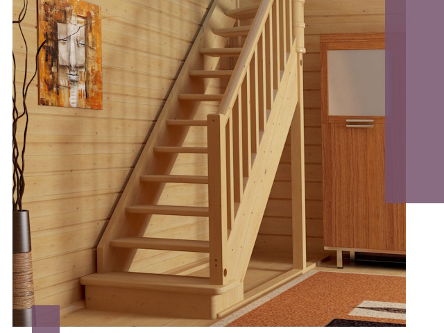 Лестницы эконом класса под ключ в Минусинске — недорого и быстро