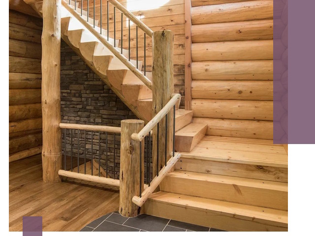 Лестницы в баню под заказ и профессиональный монтаж в Минусинске