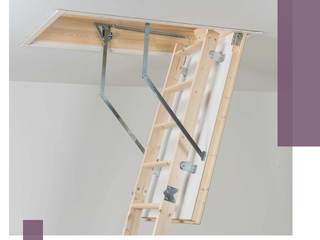 Установка чердачной лестницы под ключ в Минусинске