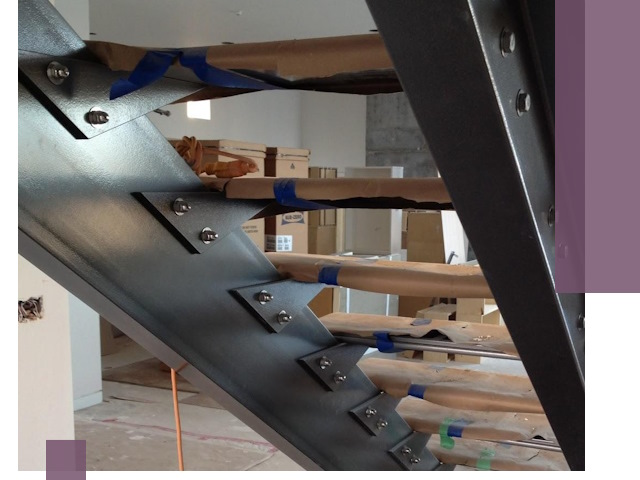 Усиление лестничных конструкций и усиление опор в Минусинске