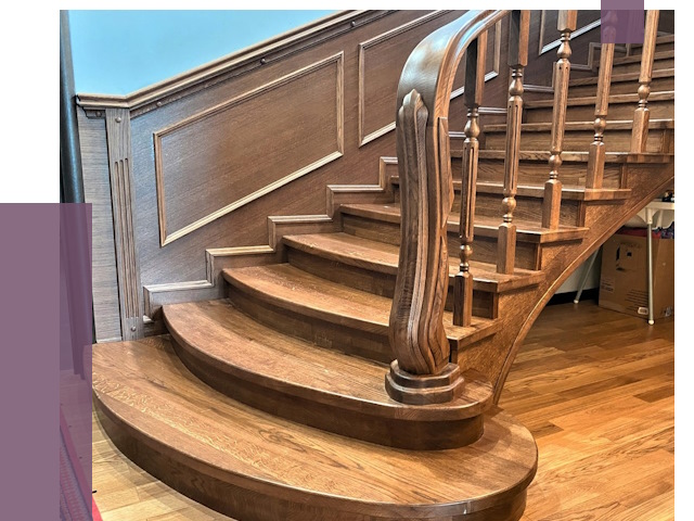 Дубовые лестницы под ключ в Минусинске от 175277 руб. — ПРОЛЁТ-Мнс