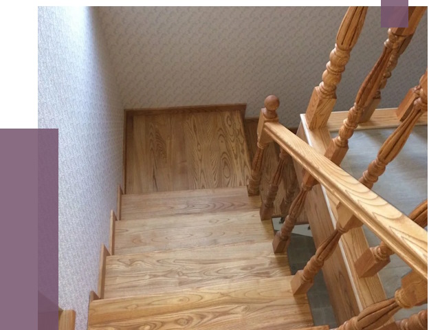 Сосновые лестницы в Минусинске под ключ от 8027 руб.  | ПРОЛЁТ-Мнс