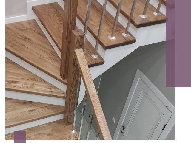 Обшивка металлических лестниц под ключ в Минусинске