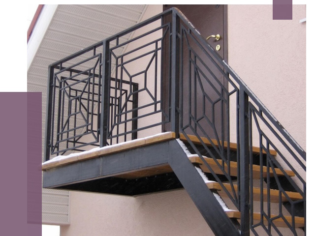 Металлические перила в Минусинске от 4268 руб.  | ПРОЛЁТ-Мнс