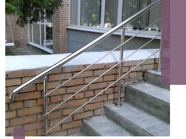 Перила из нержавеющей стали высокого качества в Минусинске