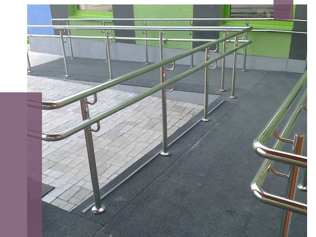 Ограждения пандусов в Минусинске от 4318 руб. монтаж | ПРОЛЁТ-Мнс