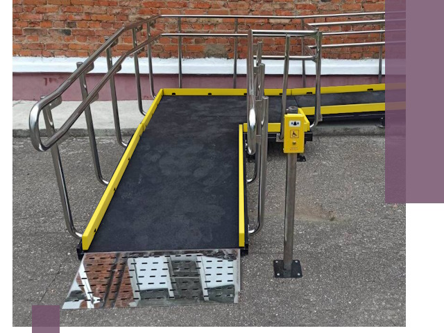 Изготовление наклонных пандусов для инвалидов в Минусинске