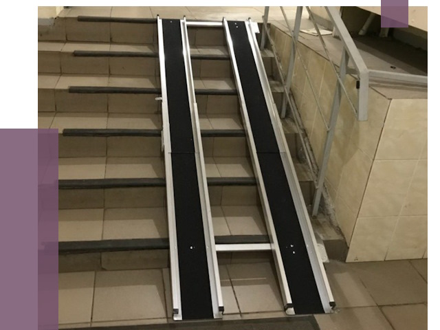 Установка пандуса в подъезд в Минусинске от 7926 руб. под ключ | ПРОЛЁТ-Мнс