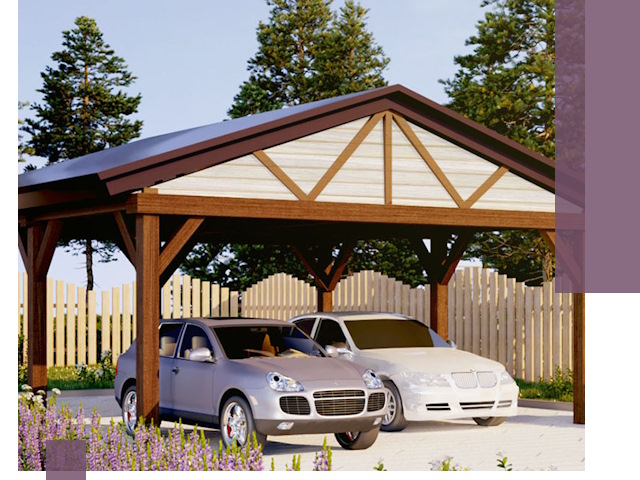 Навесы для автомобиля в Минусинске — изготовление и монтаж