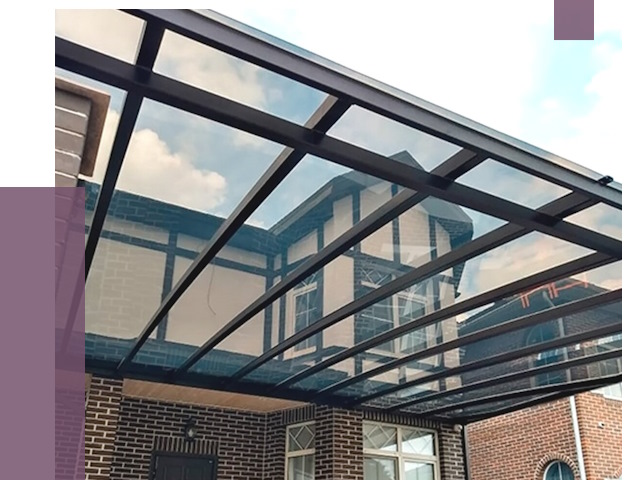 Навесы из поликарбоната в Минусинске от 8556 руб. под ключ — ПРОЛЁТ-Мнс