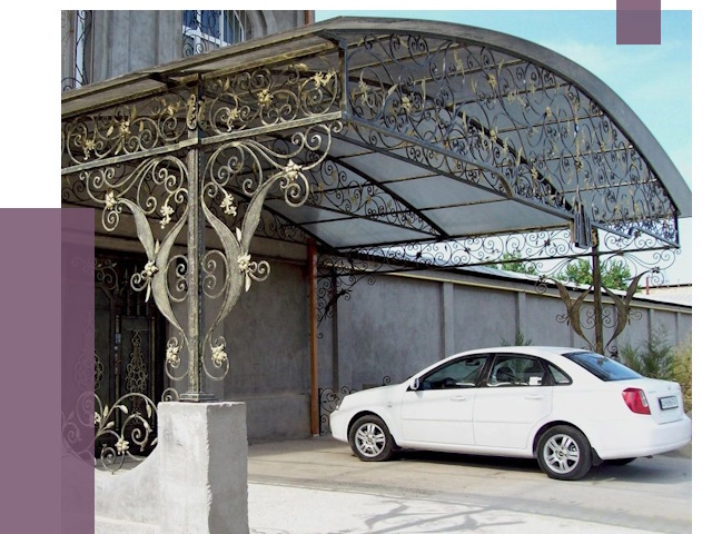 Кованые навесы в Минусинске от 14479 руб. | ПРОЛЁТ-Мнс