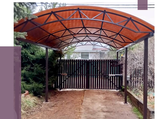 Арочные навесы в Минусинске от 12650 руб. — изготовление и монтаж | ПРОЛЁТ-Мнс