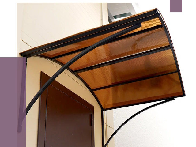 Недорогие козырьки в Минусинске от 7539 руб.  | ПРОЛЁТ-Мнс