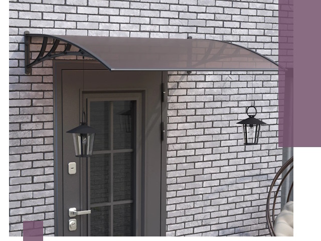 Недорогие козырьки и навесы под ключ в Минусинске