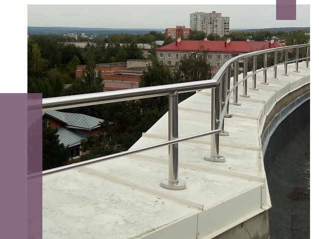 Парапеты и ограждения кровли в Минусинске от 4928 руб.