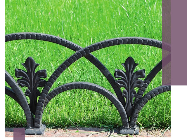 Декоративные металлические бордюры под ключ в Минусинске