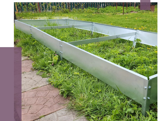 Металлические бордюры для грядок в Минусинске от 1778 руб. 