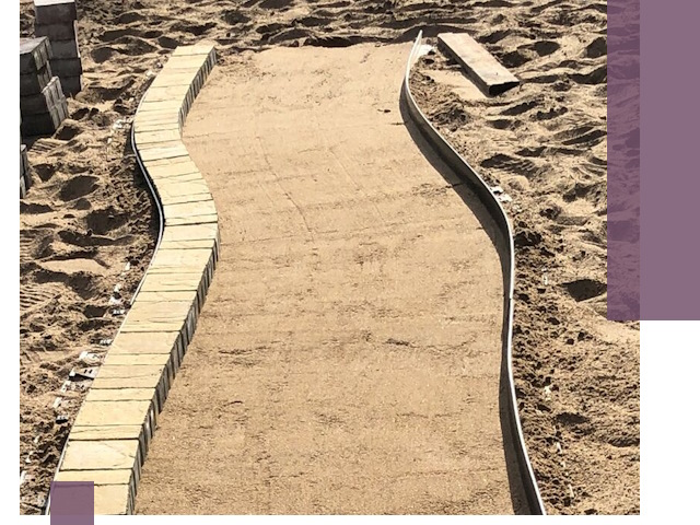 Металлические бордюры для тротуаров в Минусинске — прочные и долговечные