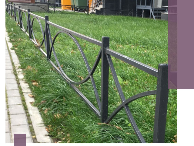 Газонные ограждения из металла в Минусинске — монтаж и продажа