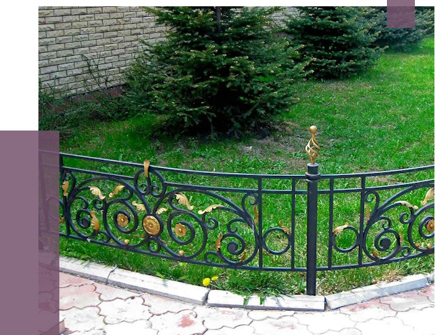 Кованые газонные ограждения в Минусинске от 7570 руб. — ПРОЛЁТ-Мнс