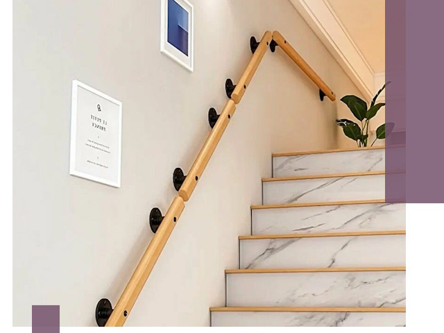 Поручни металлические и деревянные под ключ в Минусинске