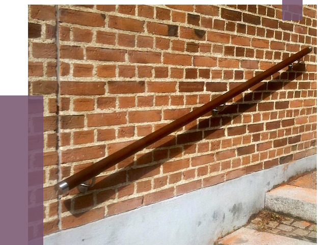 Изготовление пристенных поручней в Минусинске от 4420 руб. — ПРОЛЁТ-Мнс