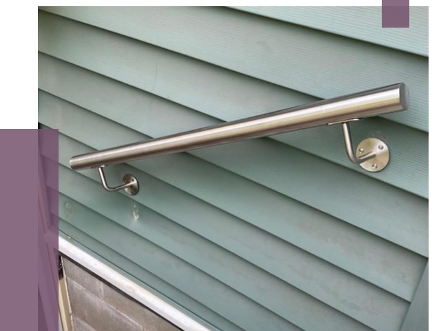 Поручни из нержавеющей стали в Минусинске от 7621 руб.  | ПРОЛЁТ-Мнс